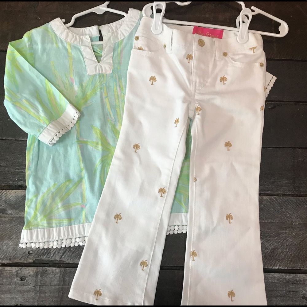 Lilly Pulitzer White Jean- 3T